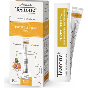 Teatone Аромат тропических фруктов, чай черный в стиках 15 шт