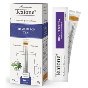 Teatone С чабрецом, чай черный в стиках 15 шт